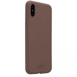 holdit iPhone X/Xs Deksel Silikon Dark Brown