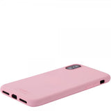 holdit iPhone X/Xs Deksel Silikon Rosa