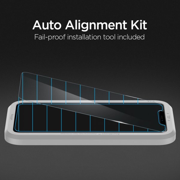 Spigen iPhone X/Xs/11 Pro Skjermbeskytter GLAS.tR ALIGNmaster 2-pack