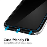 Spigen iPhone X/Xs/11 Pro Skjermbeskytter GLAS.tR ALIGNmaster 2-pack