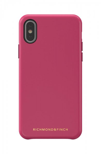 Richmond & Finch iPhone X/Xs Etui Wallet Löstagbart Deksel Rosa