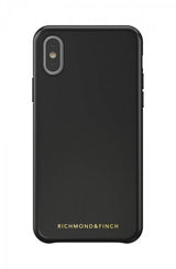 Richmond & Finch iPhone X/Xs Etui Wallet Löstagbart Deksel Svart