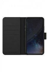 Richmond & Finch iPhone X/Xs Etui Wallet Löstagbart Deksel Svart