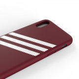 Adidas iPhone X/Xs Deksel OR Formstøpt Etui SS19 SUEDE Burgundy