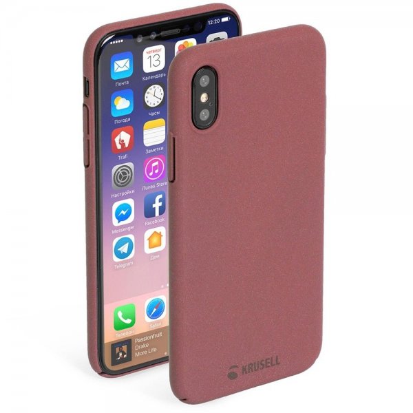 Krusell iPhone X/Xs Deksel Sandby Cover Rust