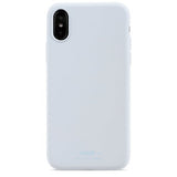 holdit iPhone X/Xs Deksel Silikon Mineral Blue