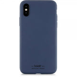 holdit iPhone X/Xs Deksel Silikon Navy Blue