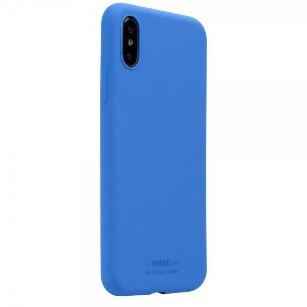 holdit iPhone X/Xs Deksel Silikon Sky Blue