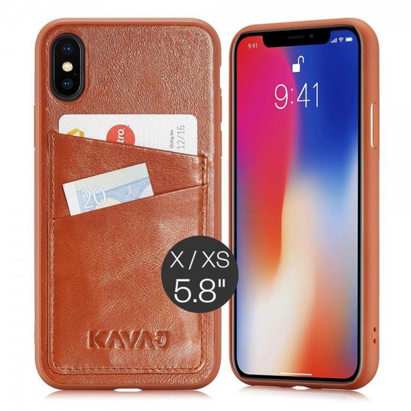 Kavaj iPhone X/Xs Deksel Tokyo Brun