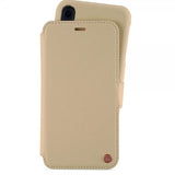 holdit iPhone Xr Etui Stockholm Löstagbart Deksel Caramel Beige