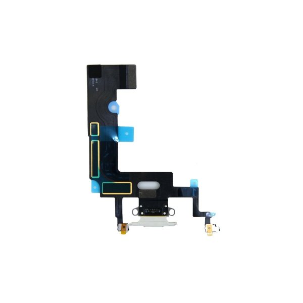 iPhone XR Ladekontakt Flexkabel - Hvit