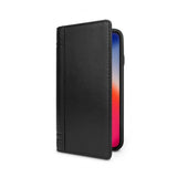 Twelve South iPhone Xr PlånboksEtui Journal Ekte Skinn Svart