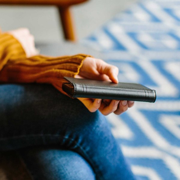 Twelve South iPhone Xr PlånboksEtui Journal Ekte Skinn Svart