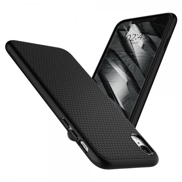 Spigen iPhone Xr Deksel Liquid Air Matte Black
