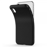 Spigen iPhone Xr Deksel Liquid Air Matte Black
