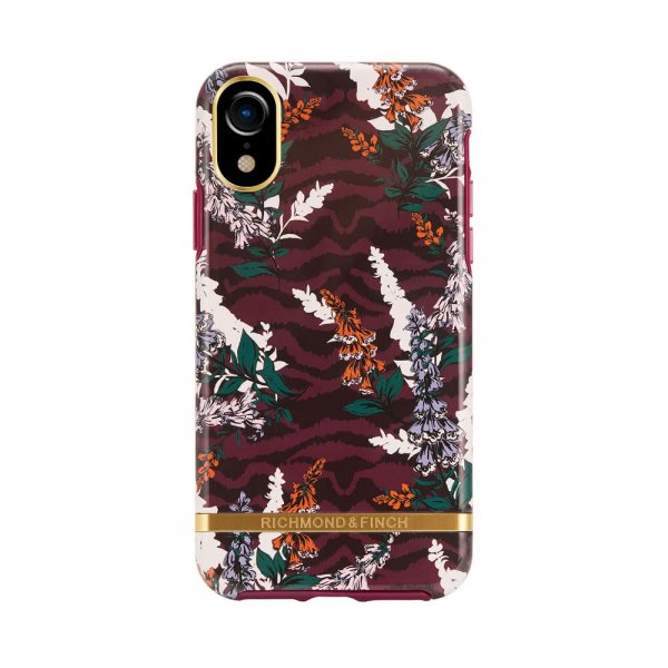 Richmond & Finch iPhone Xr Deksel Floral Zebra