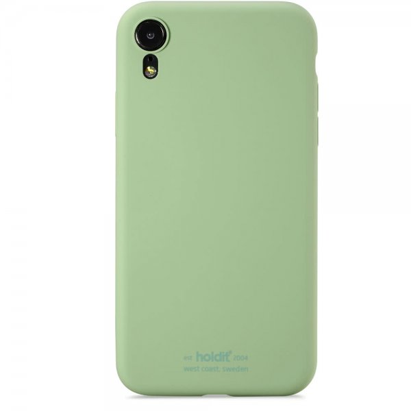 holdit iPhone Xr Deksel Silikon Jade Green
