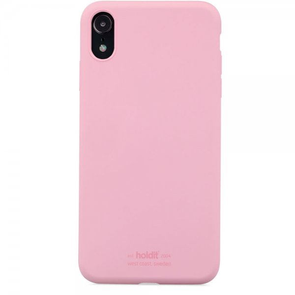 holdit iPhone Xr Deksel Silikon Rosa