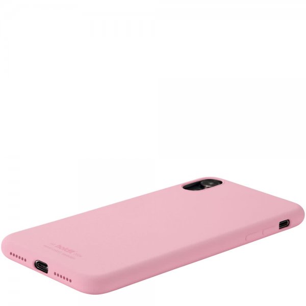 holdit iPhone Xr Deksel Silikon Rosa