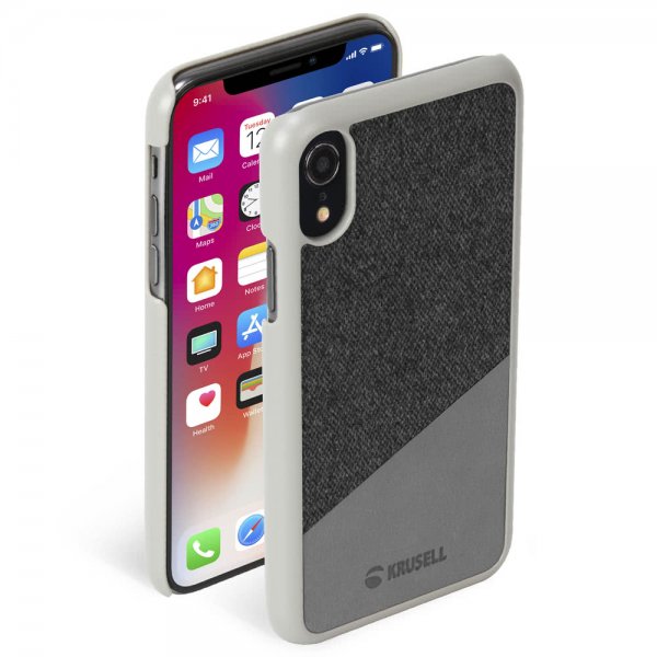 Krusell iPhone Xr Deksel Tanum Cover Grå