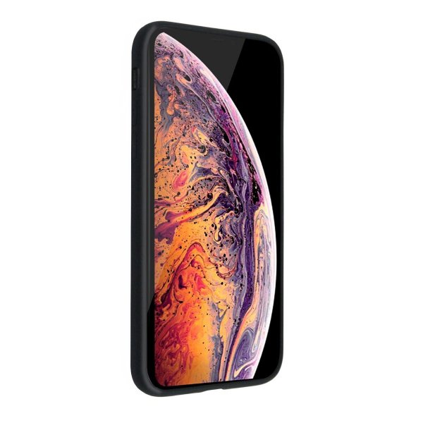 Rvelon iPhone Xs Max Etui Detachable Wallet Case Svart