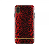 Richmond & Finch iPhone Xs Max Deksel Red Leopard