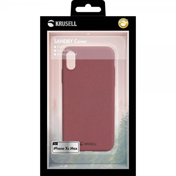 Krusell iPhone Xs Max Deksel Sandby Cover Rust