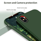 Rvelon iPhone X/iPhone Xs Deksel Silikon Grønn