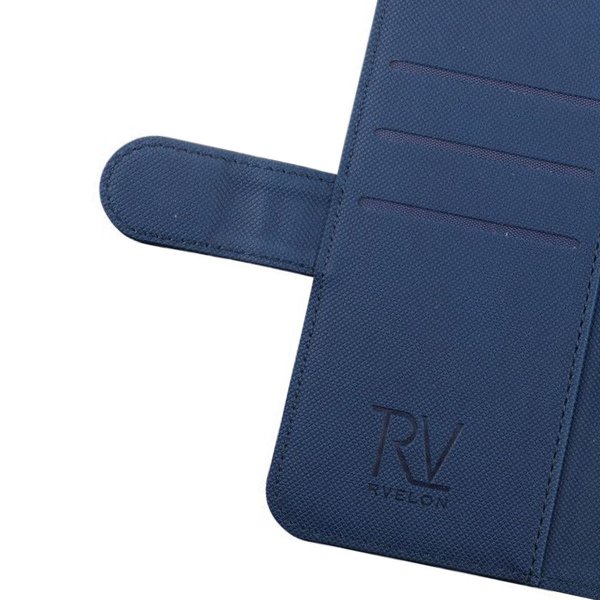 Rvelon iPhone X/iPhone Xs Etui Detachable Wallet Case Blå