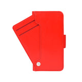 iPhone X/iPhone Xs Etui Utbrettbar Kortlomme Rød