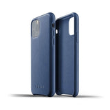 Mujjo iPhone 11 Pro Deksel Full Leather Case Monaco Blue