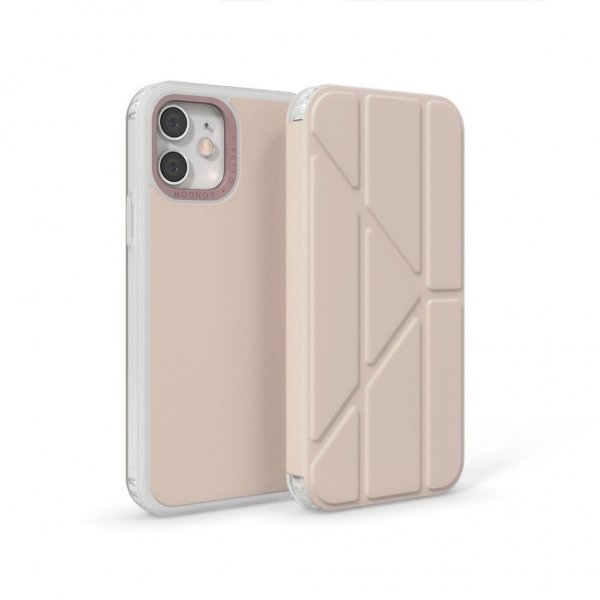 Pipetto iPhone 12 Pro Max Fodral Origami Folio Dusty Pink