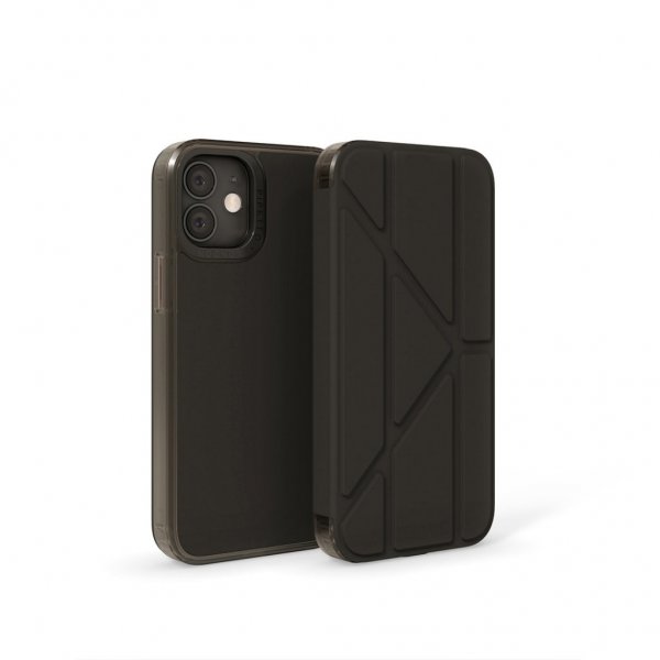Pipetto iPhone 12 Mini Fodral Origami Folio Svart