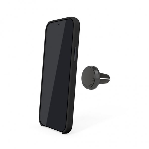 Pipetto iPhone 12 Mini Magnetic Leather Case med Magnethållare Brun
