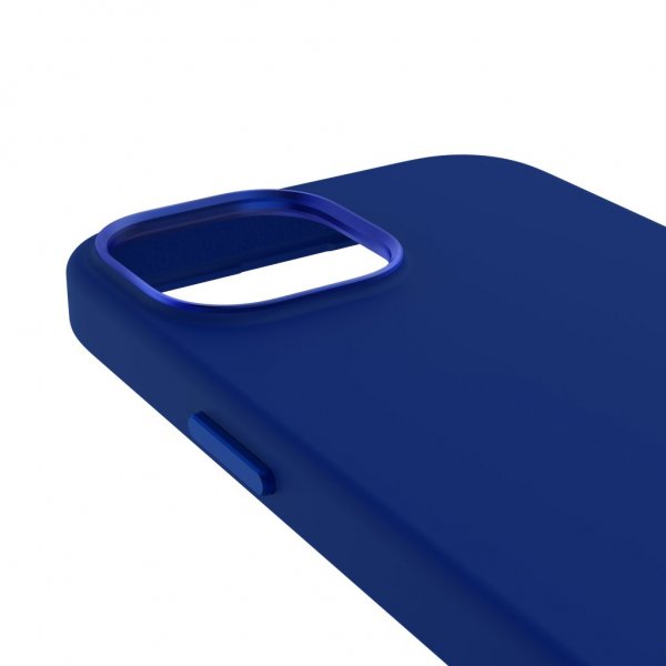 Decoded iPhone 15 Pro Max Deksel Silicone Backcover Galactic Blue