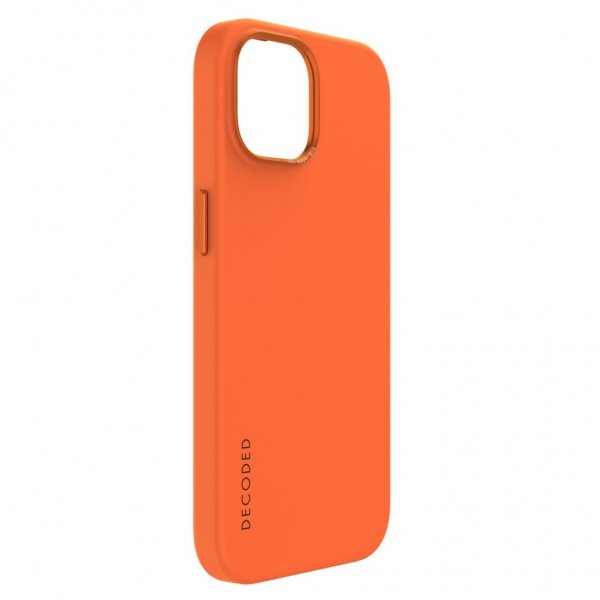 Decoded iPhone 15 Plus Deksel Silicone Backcover Apricot