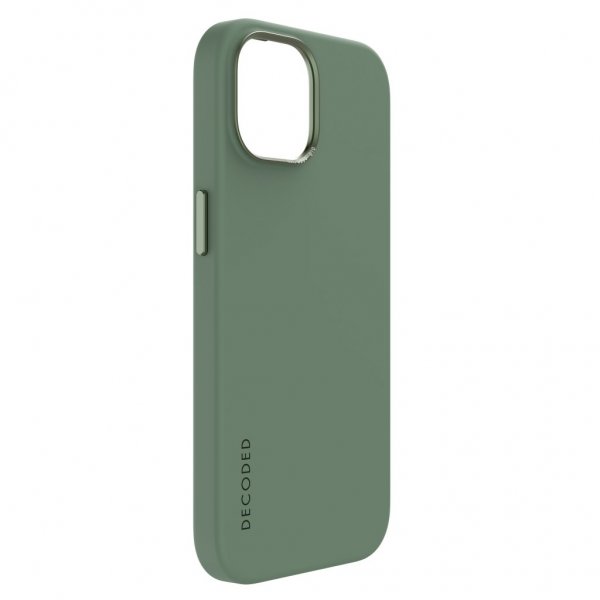 Decoded iPhone 15 Pro Max Deksel Silicone Backcover Sage Leaf Green