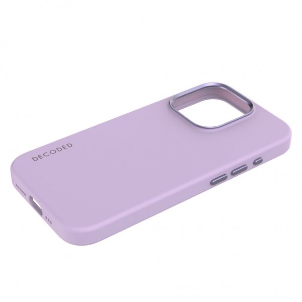 Decoded iPhone 15 Pro Deksel Silicone Backcover Lavendel