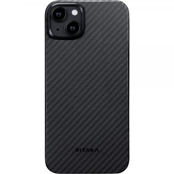 Pitaka iPhone 15 Deksel MagEZ Case 4 Black/Grey Twill