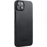 Pitaka iPhone 15 Deksel MagEZ Case 4 Black/Grey Twill