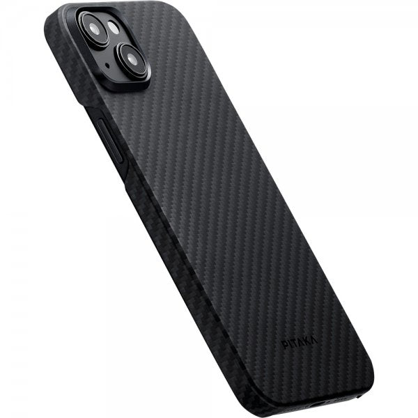 Pitaka iPhone 15 Deksel MagEZ Case 4 Black/Grey Twill
