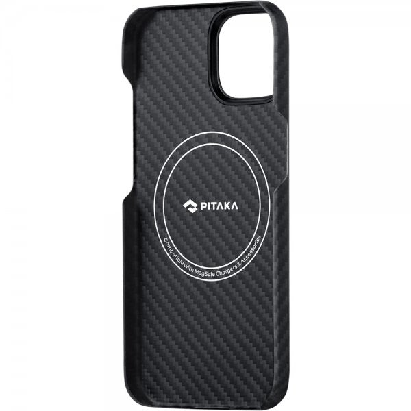 Pitaka iPhone 15 Deksel MagEZ Case 4 Black/Grey Twill