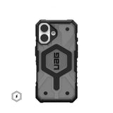 Urban Armor Gear (UAG) iPhone 16 Deksel Pathfinder Clear MagSafe Ash