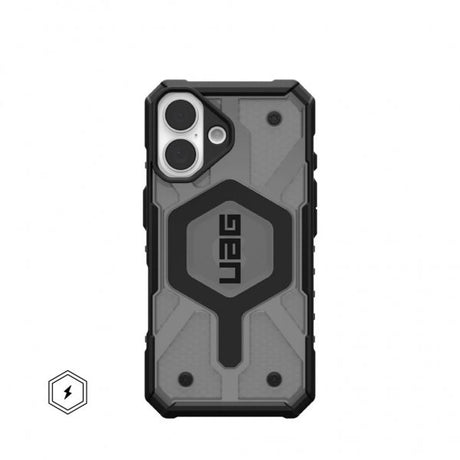 Urban Armor Gear (UAG) iPhone 16 Deksel Pathfinder Clear MagSafe Ash