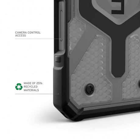 Urban Armor Gear (UAG) iPhone 16 Deksel Pathfinder Clear MagSafe Ash