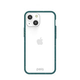 Pela iPhone 13 Mini Deksel Clear Grønn