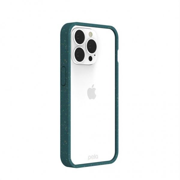 Pela iPhone 13 Pro Skall Eco Friendly Clear Grønn