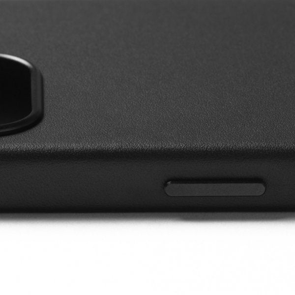 Mujjo iPhone 16e/17e Deksel Full Leather Case MagSafe Svart