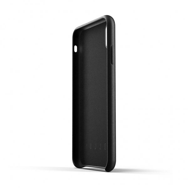 Mujjo iPhone Xs Max Deksel Full Leather Case Olive Green