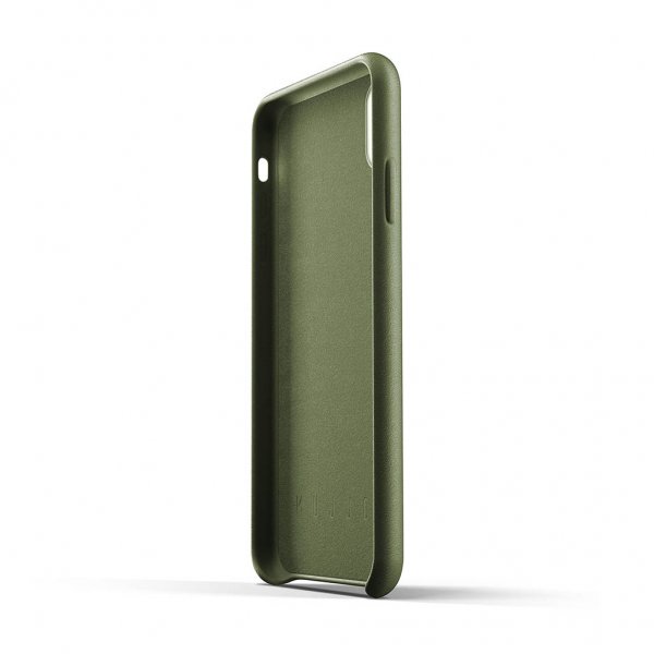 Mujjo iPhone Xs Max Deksel Full Leather Case Svart